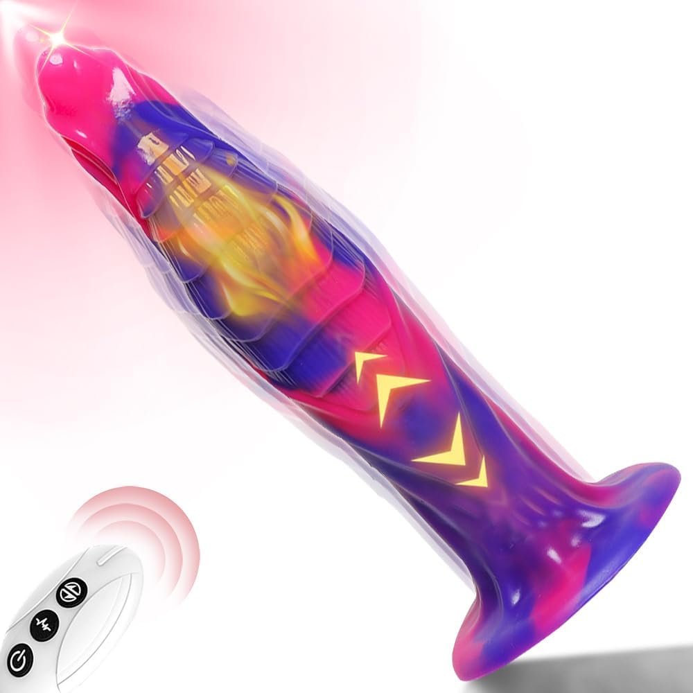 PINTLE Dildo Vibratoren Sexspielzeug für Männer Frauen - 3 Teleskopmodi + 9 Modi, Fernbedienungsstecker für Paare Sexspielzeug Fantasie Dildos Vibratorsets für Frauen Prostatastimulation